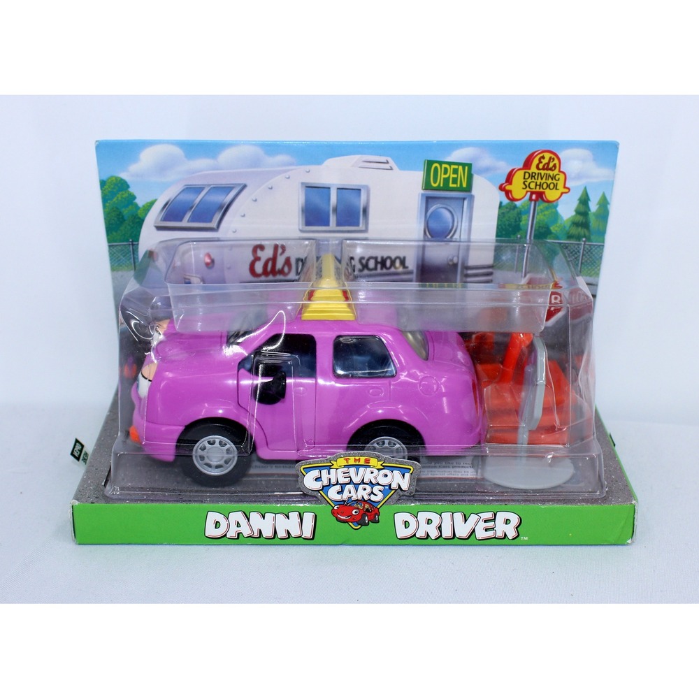 Chevron Cars Danni Driver Ed's Driving School Toy Car New in Box